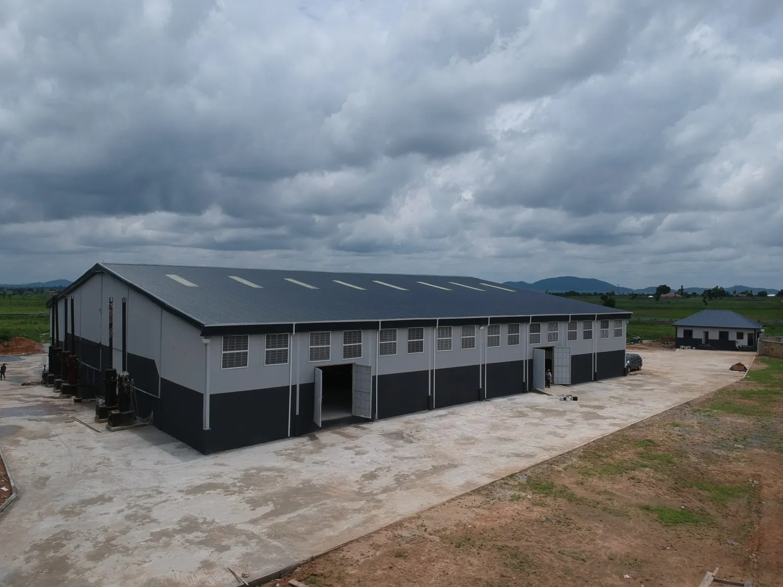 Bmac shea processing facility exterior in Abuja, Nigeria